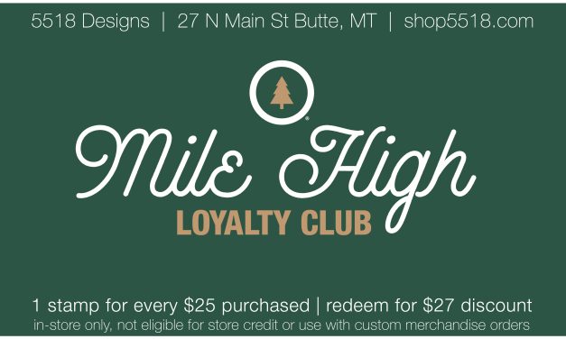 Mile High Loyalty Card